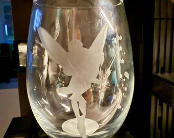 Personalized Etched Wine Glasses