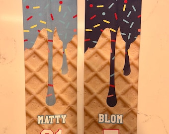 Baseball Sleeve Custom Ice Cream Style