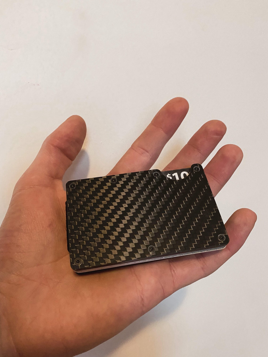 Slim Carbon Fiber Wallet with RFID Blocking Etsy