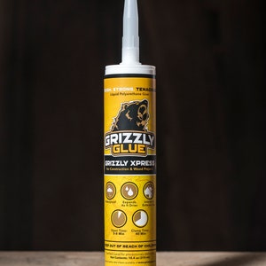 Grizzly Xpress Wood Glue, Polyurethane Adhesive, 12 Pack Cartridges by Grizzly Glue(12)