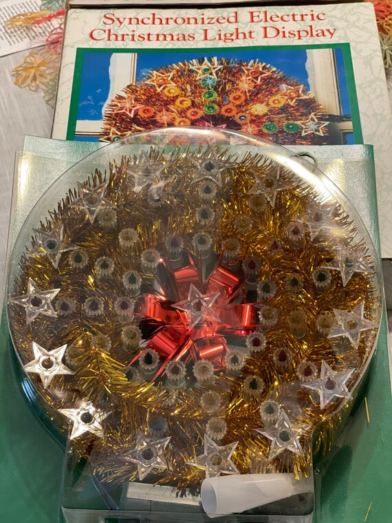 Vintage Synchronized Electric Christmas Light Display Taiwan Etsy