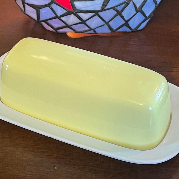Retro Butter Dish Etsy