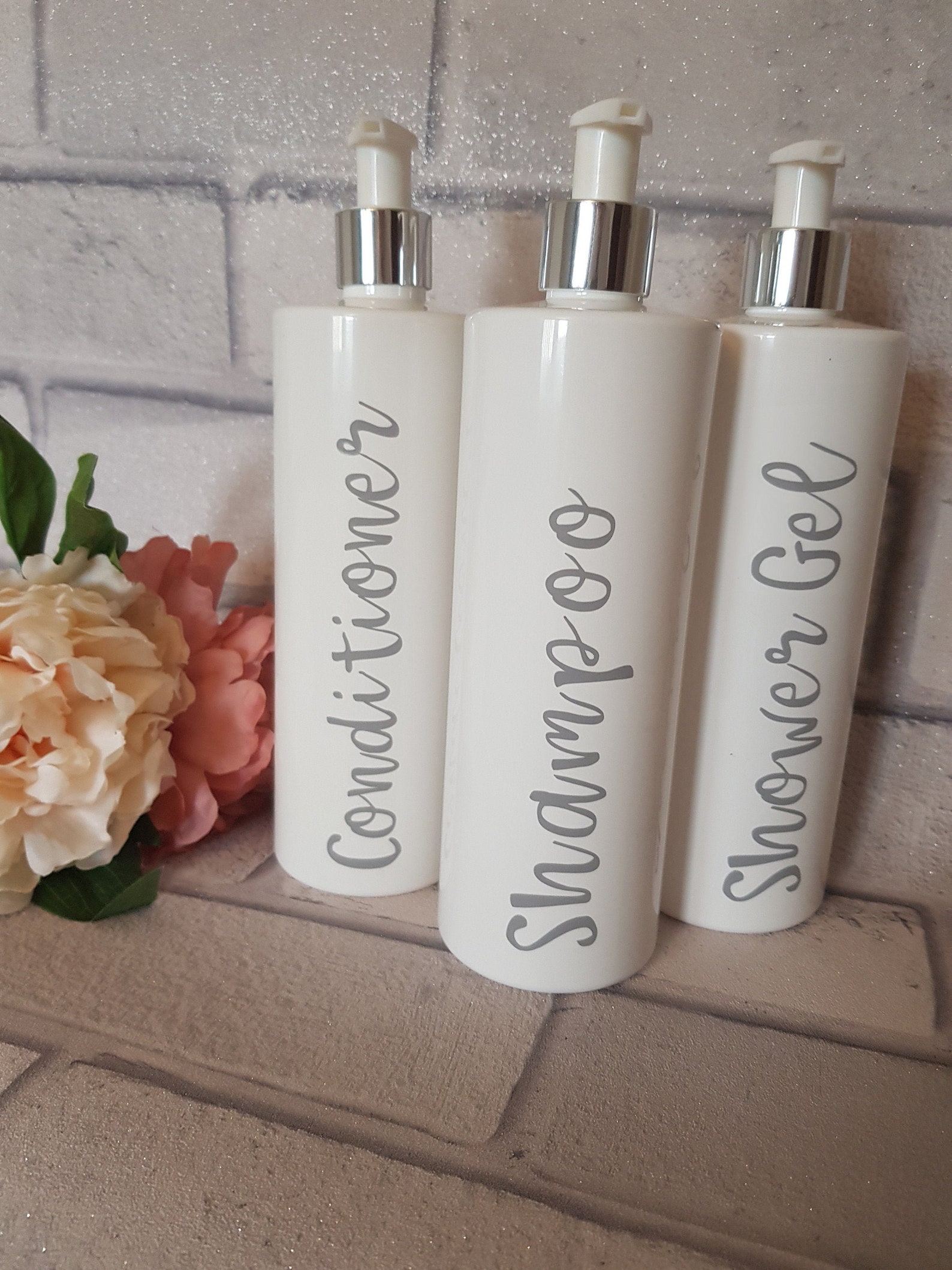 Mrs Hinch Inspired Bathroom Bottles 500ml Pump Dispenser Etsy