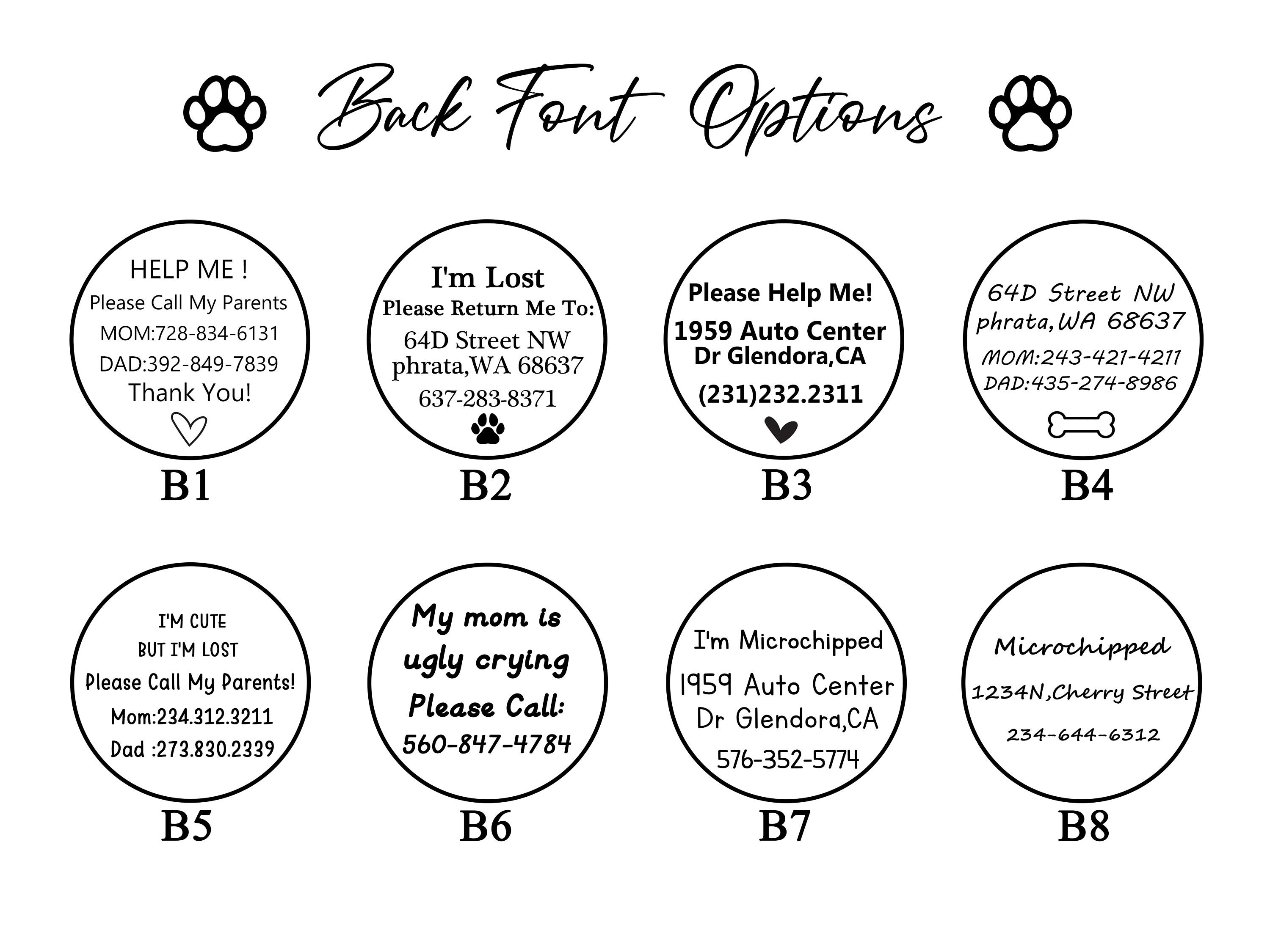 Microchipped dog tagPersonalized pet dog ID tag dog ID Etsy