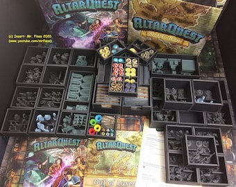 Altar Quest® Organizer - Building plan (German) compatible with this board game (.pdf)