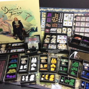 Darwin&#39;s Journey® (Collector&#39;s Edition) Organizer - Blueprint (english) compatible with this board game (.pdf)