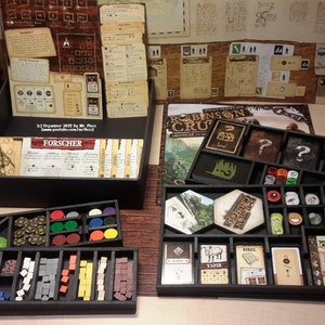 Robinson Crusoe® Organizer - Blueprint (english) compatible with this board game (.pdf)