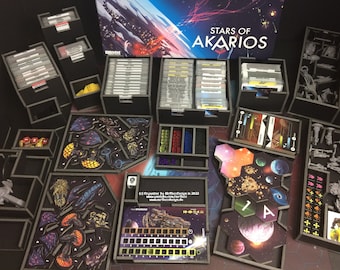 Stars of Akarios® Organizer - Blueprint (german) compatible with this board game incl. new saving system for the campaign mode (.pdf)