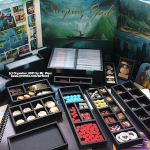 Sleeping Gods® Organizer - Blueprint (english) compatible with this board game (.pdf)