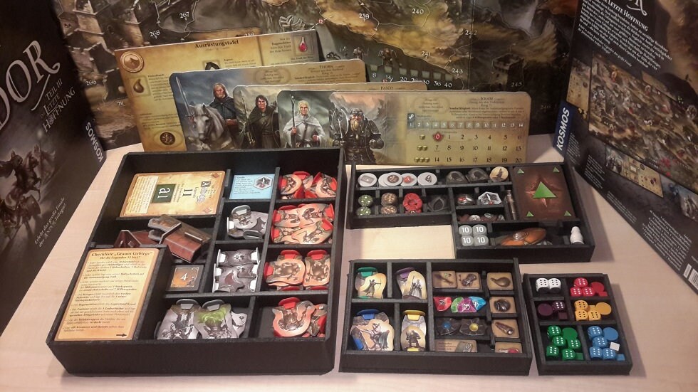 Brettspiel-Organizer Für Die Legenden Von Andor – Extra Platz Für Fan-Legenden