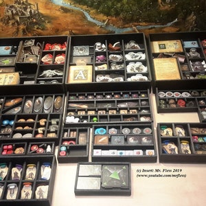 Legends of Andor 1-3® Organizer - Blueprint (english) compatible with this board game (.pdf)