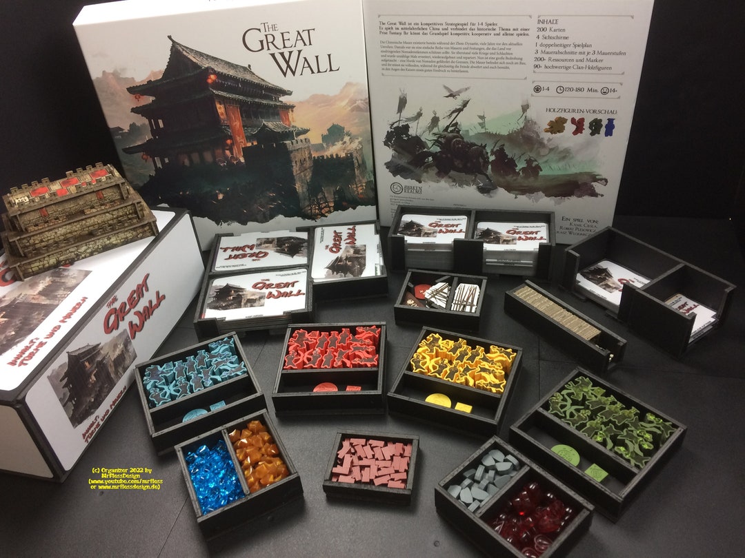 The Great Wall® Organizer Blueprint english Compatible With This Board Game .pdf Etsy