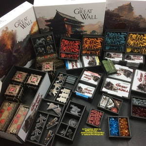 The Great Wall® & Expansions Organizer - Blueprint (english) compatible with this board game (.pdf)