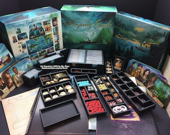 Sleeping Gods® Organizer - Building Plan (German) compatible with this board game (.pdf)