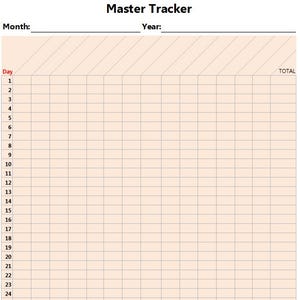 Habit Tracker, tägliche To-Dos & mehr | All-In-One Master Life Tracker