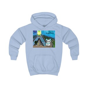 Kids Hoodie - Chichen Itza - Sad Little Frenchie