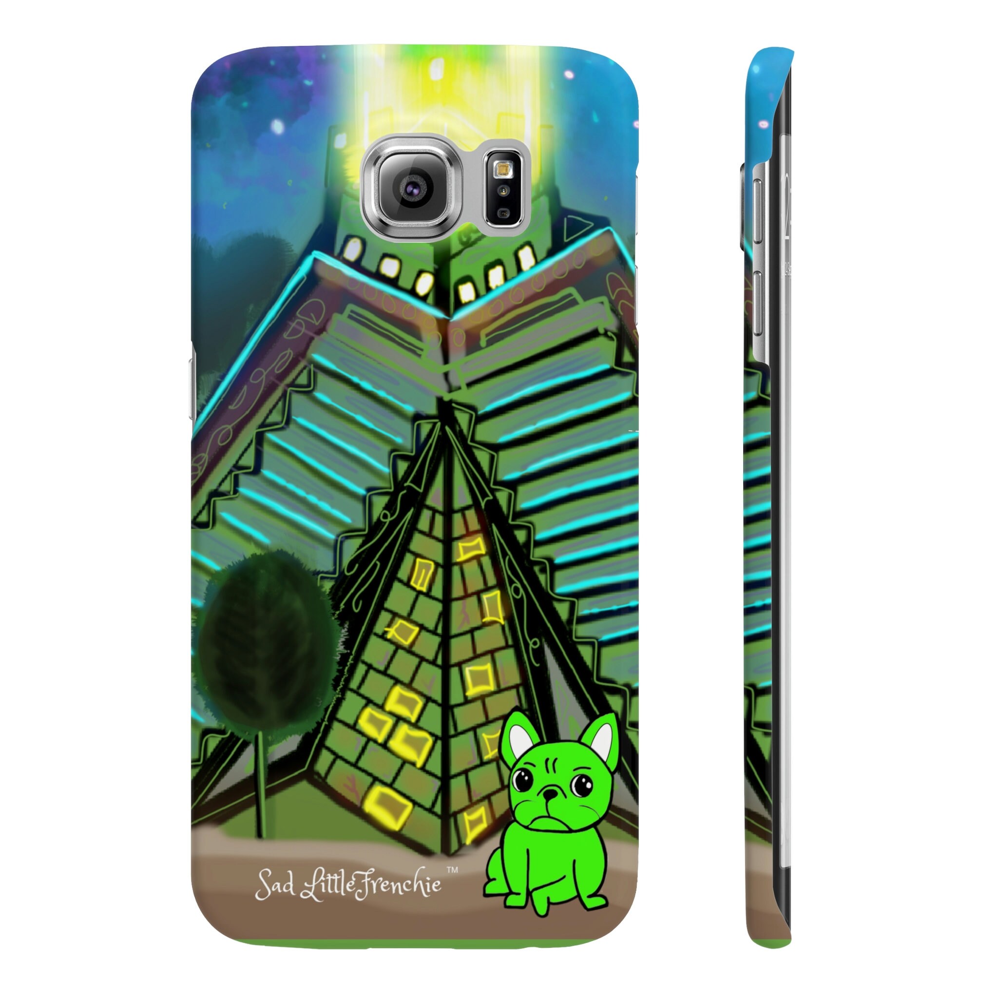 Slim Phone Case - Chichen Itza - Sad Little Frenchie - Etsy, image size:2048x2048