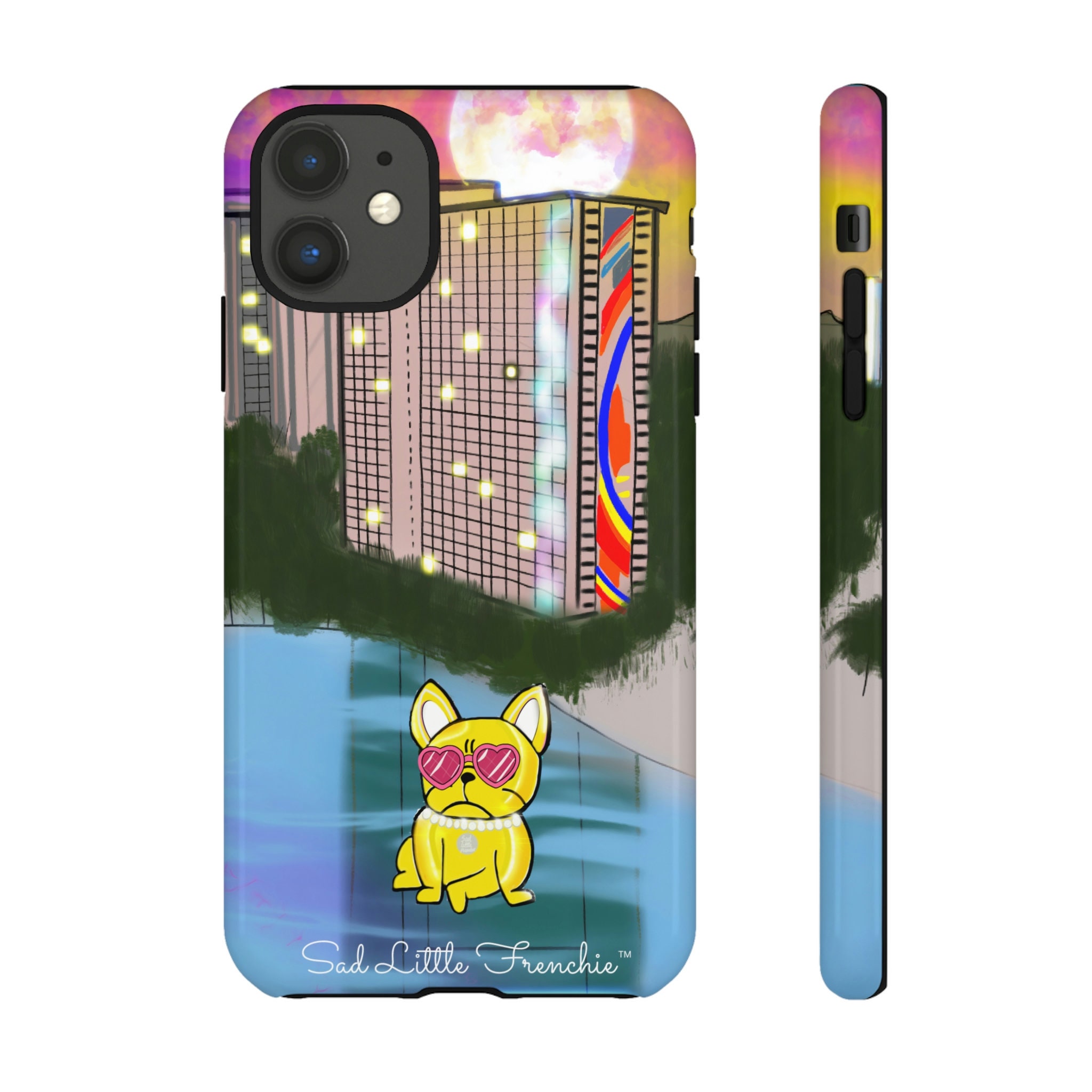 Phone Case - Waikiki - Sad Little Frenchie - French Bulldog, image size:2048x2048
