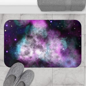 Bath Mat - Galaxy - Sad Little Frenchie - French Bulldog