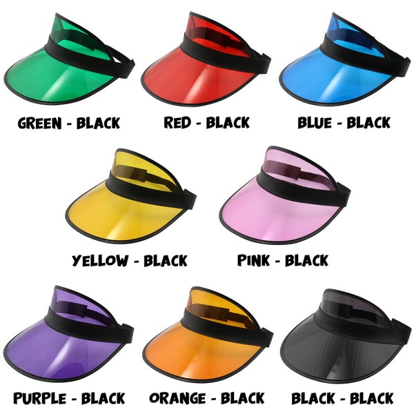 Visor Cap - Retro shield cap - 80s poker cap