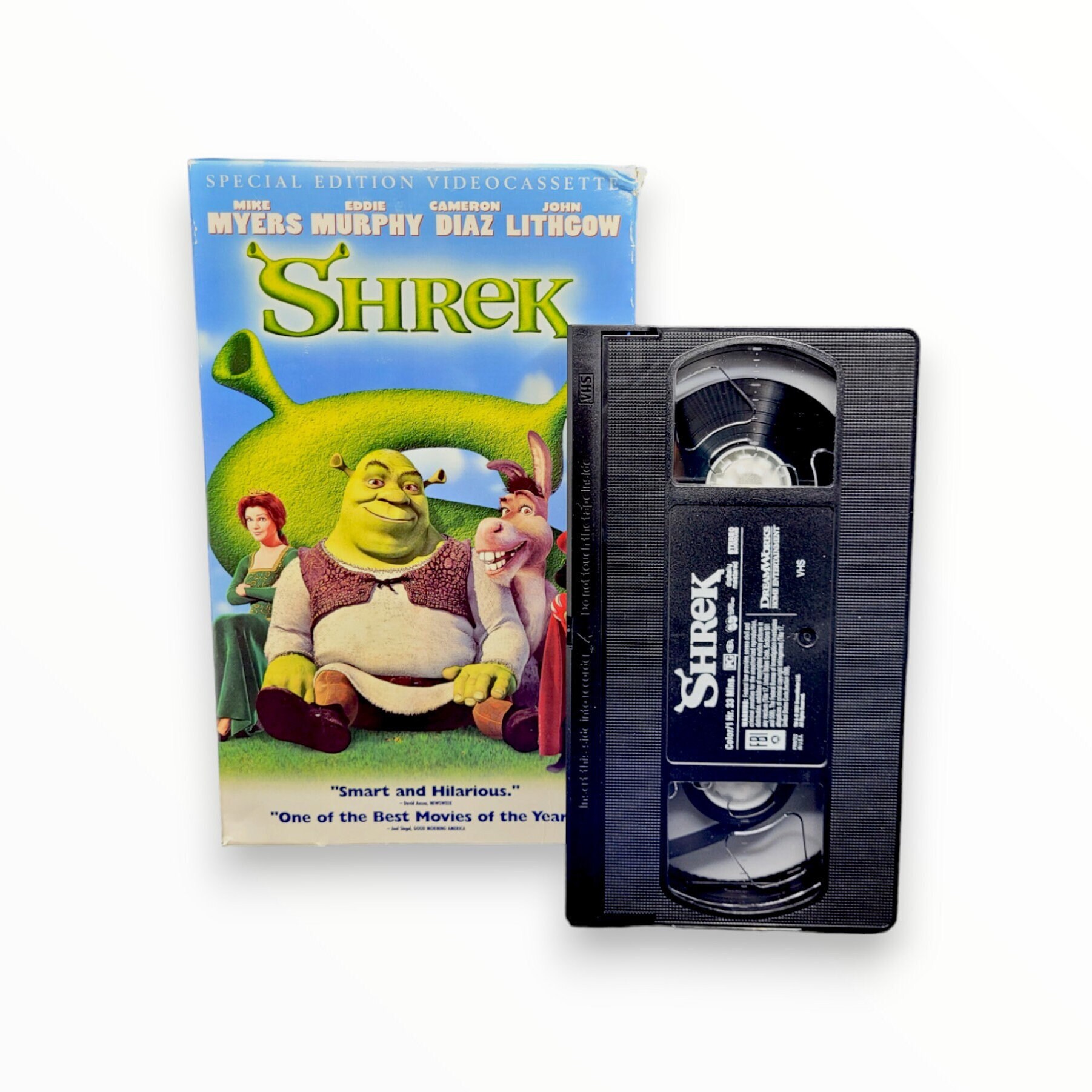 Shrek VHS 2001 dreamworks Home Entertainment Etsy