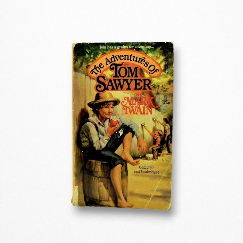 The Adventures of Tom Sawyer by Mark Twain 1989 - Etsy