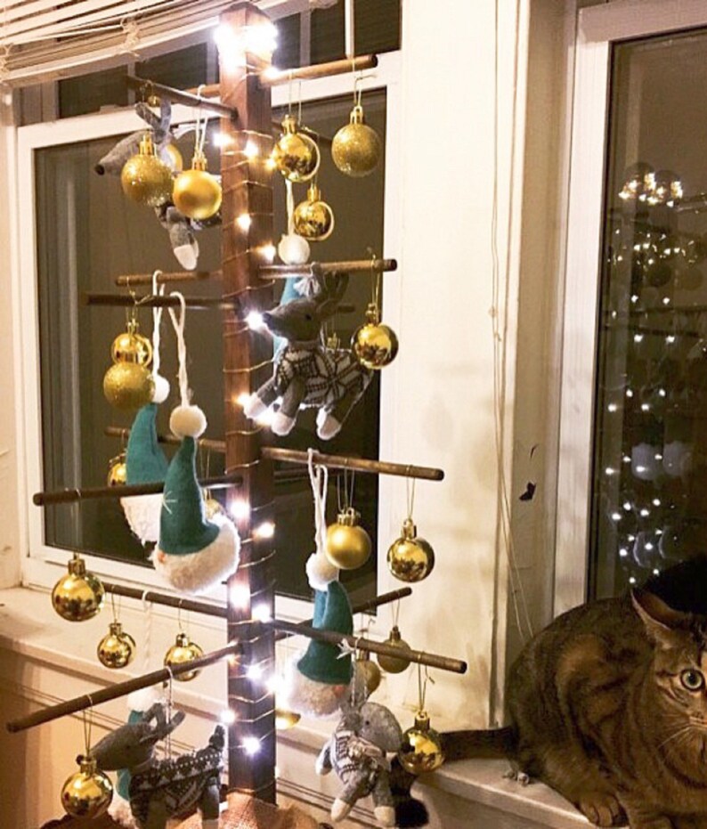 Hanging ornament display Christmas tree Etsy