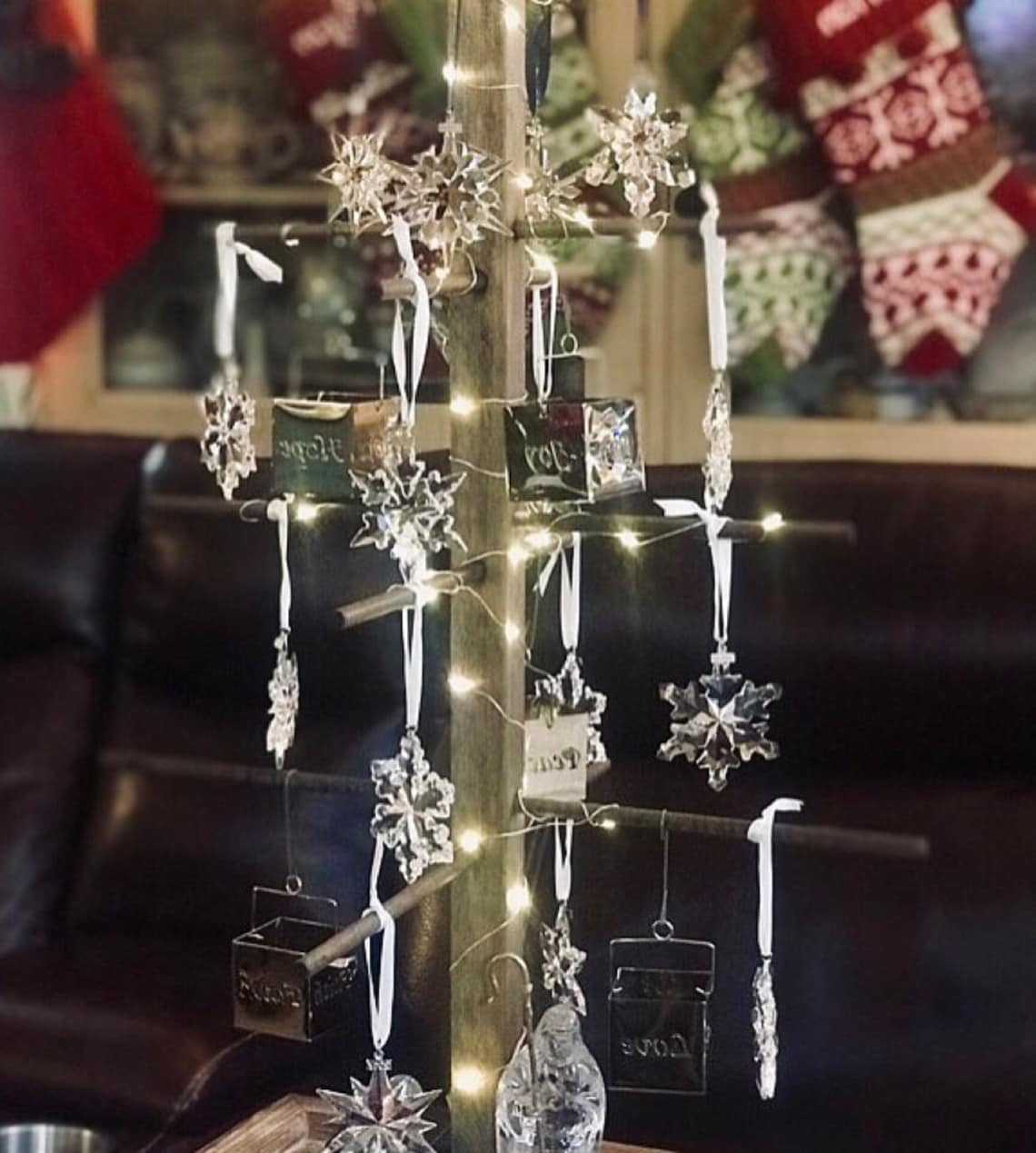 Hanging ornament display stand/Gorgeous Christmas tree  Etsy