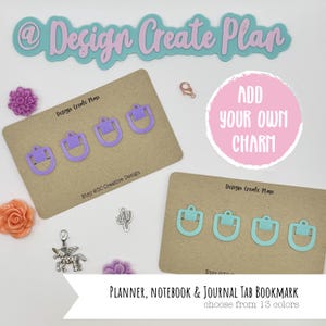 Page Marker Tabs Bookmarks — Add Your Own Charm! Choose Multiple Colors, Perfect for Planners, Journals & Notebooks, Bulk Quantity Available