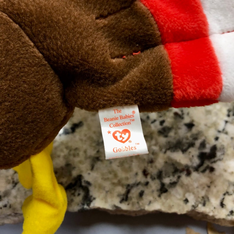 RARE Gobbles Beanie Baby, Retired, With Errors Etsy