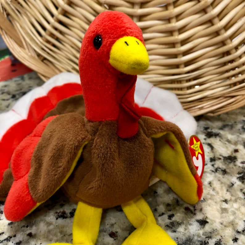 RARE Gobbles Beanie Baby, Retired, With Errors Etsy