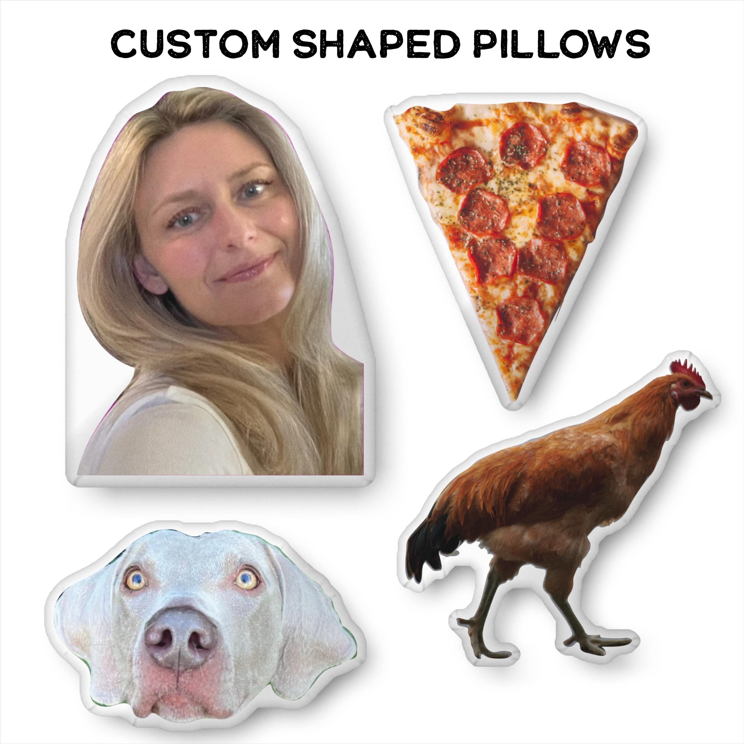 Custom Photo Pillow: Personalized Pet & Face Cushion - USA Made