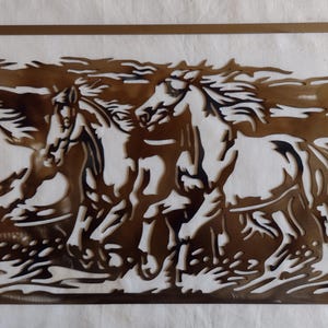 3 Horse Customizable Panel