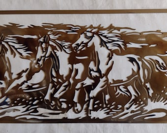 3 Horse Customizable Panel