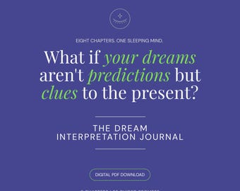 Jungian Dream Interpretation Journal | Shadow Work, Archetypes (Digital PDF)