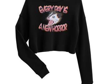 Everyday Horror! Crop Sweatshirt