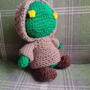 Crocheted Little Tonberry, Final Fantasy inspired character