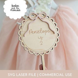 Lace Bow Cake Topper SVG: Laser Cut File (Digital Download)