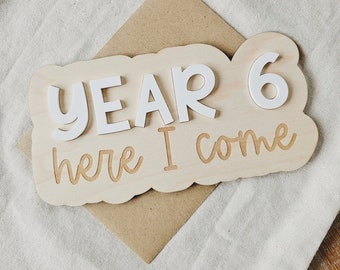 First Day of School Photo Prop | First Day Of School Plaque | Back To School Sign | UK