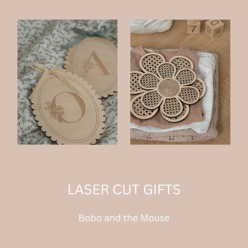 Personalised Wooden Plaque With Acrylic Name Floral & Ballerina