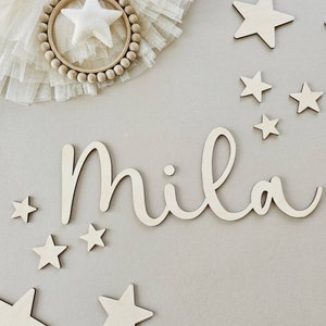 Personalised Name Sign | Baby Name Sign | Kids Wooden Nursery Wall Art | New Baby Gift