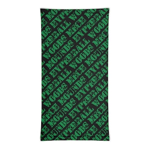 Custom Neck Gaiter | Paintball &gt; Mech Mounds Hyperball Woods. Camouflage print / Face Covering / Neck Protection / Paintballer / Old School