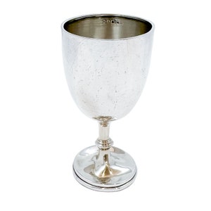 Antiker George V Sterling Silber Kelch / Eierbecher / Schnapsglas