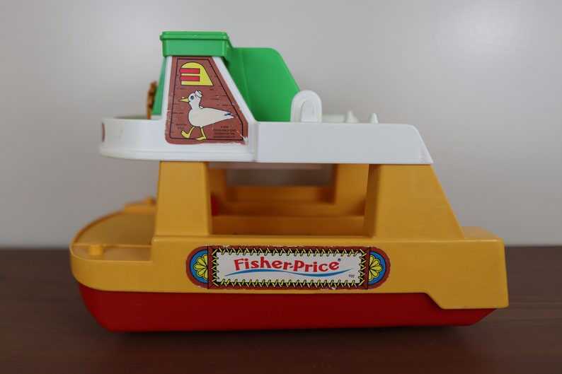 Classic Vintage 1978 Fisher Price Little People Ferry Boat - Etsy