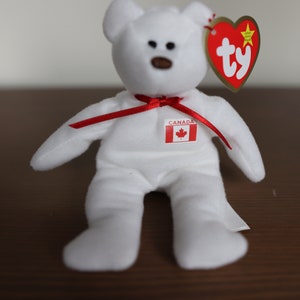 Vintage 1993 Collezionismo Ty McDonalds Teenie Beanie Baby &quot;Maple The Bear&quot; Molto pulito in ottime condizioni