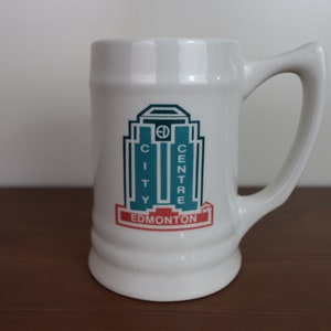 Very Rare Vintage 1980s Edmonton City Centre Ceramic Mug - Excellent Condition