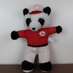 Rare Vintage 1980s Cincinnati Reds Official MLB Plush Bear