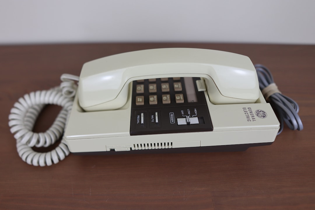 Classic Vintage 1980s General Electric Telephone Excellent Condition Very Clean Etsy