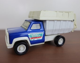 Rare Vintage 1970s Metal Tonka Garbage Truck - Excellent Condition + Very Clean