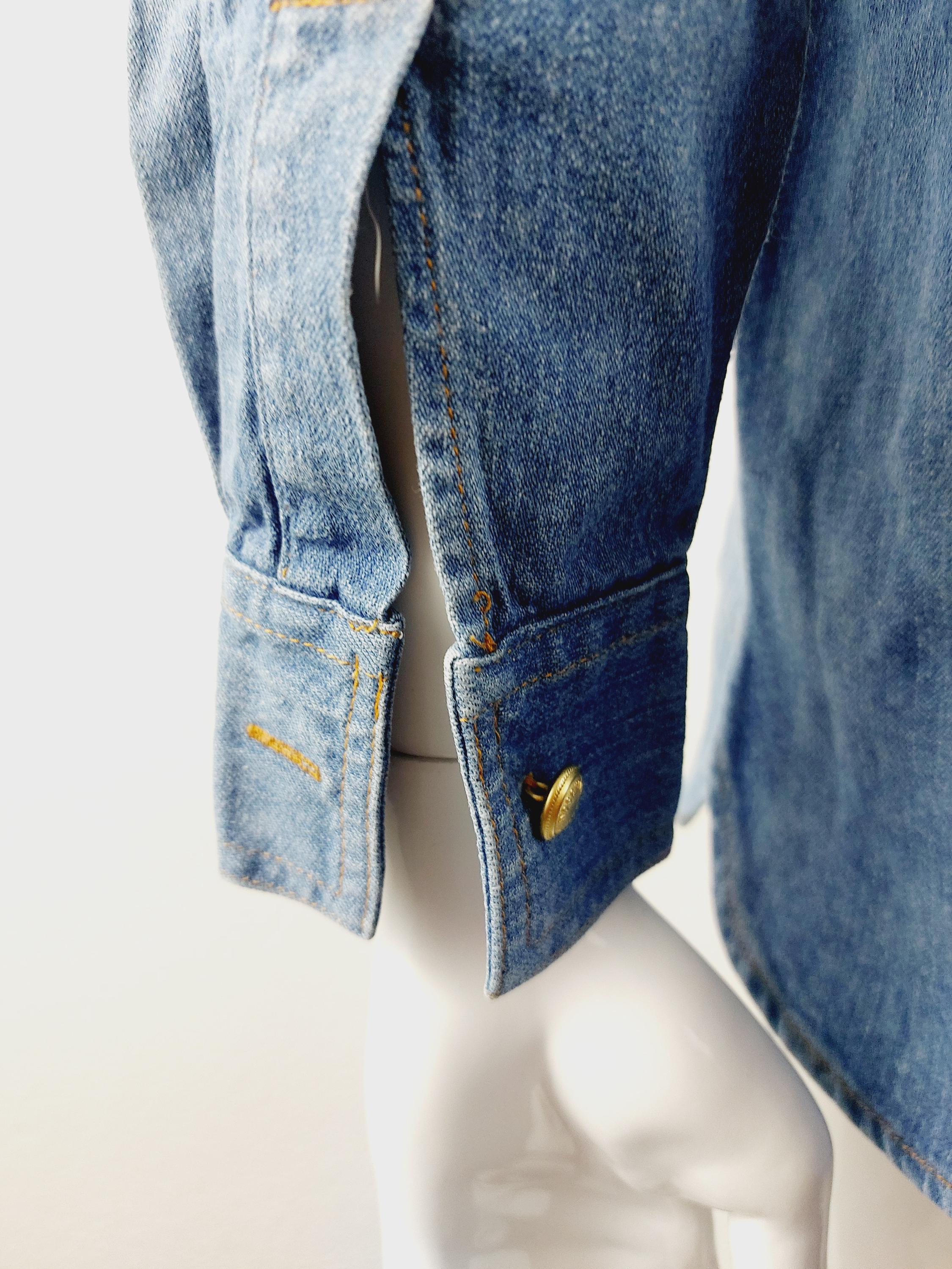 Jean Femme Vintage Moschino Patchwork - Taille 29, Neuf Avec Étiquette